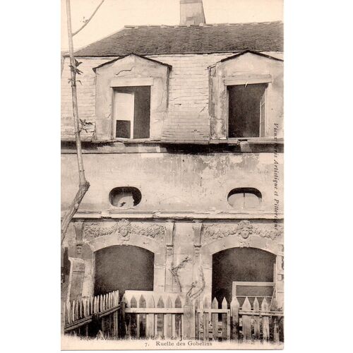 75 - Paris 13è Cpa "Pavillon De Chasse De M. De Julienne Vu De La Bièvre, 7 Ruelle Des Gobelins"