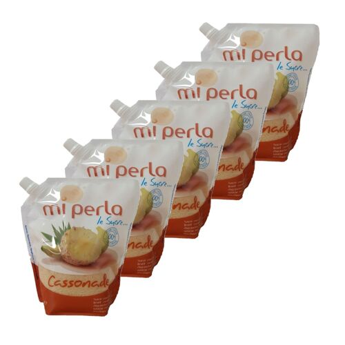 Lot 5x Sucre Cassonade - 750g