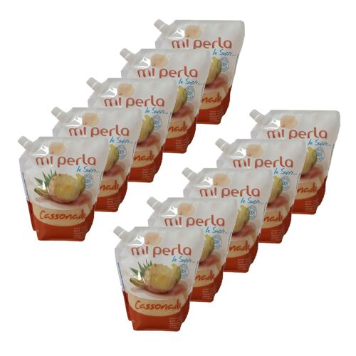 Lot 10x Sucre Cassonade - 750g