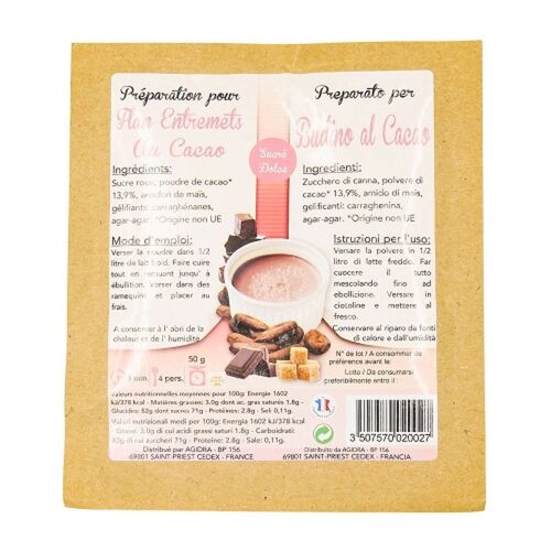 Flan Au Chocolat - Sachet 50g