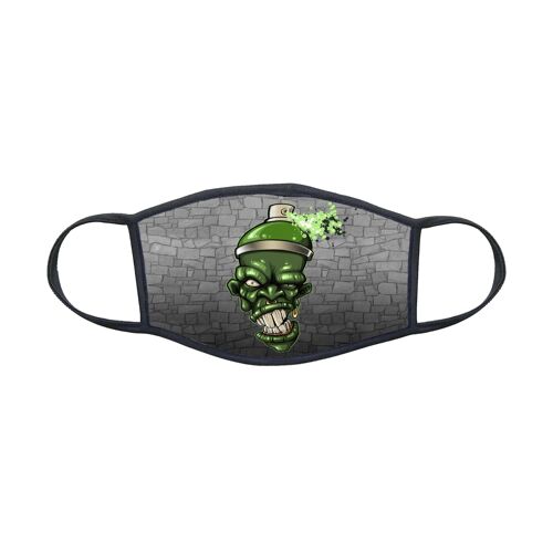 Masque Tissu Pour Enfant 8-12 Ans Graffiti Mask Réf 2166
