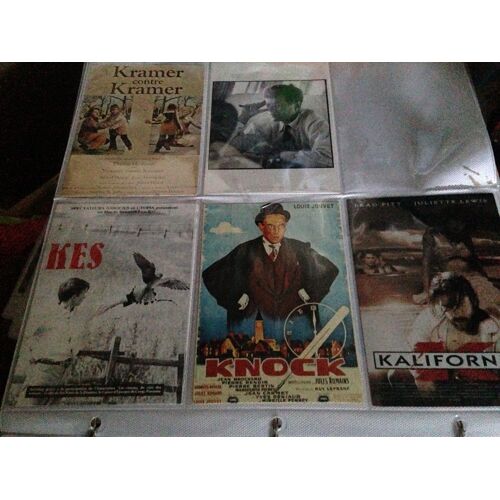 Kalifornia, Kramer Contre Kramer, Kes, Knock : Lot De 4 Cartes Postales