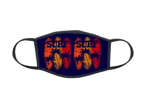 Masque Tissu Pour Enfant 8-12 Ans Hawaii Surf Mask Réf 2018