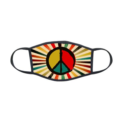 Masque De Protection Personnalisé Peace And Love Mask Réf 2032