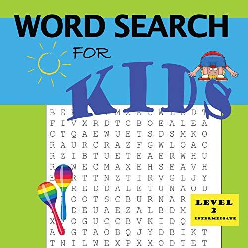Word Search For Kids Level 2