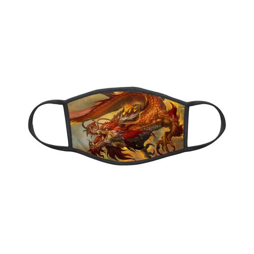 Masque En Tissu Lavable Personnalisé Collection Dragon D'asie Heroic Fantasy Ref 50