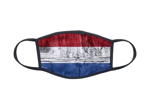 Masque En Tissu Lavable Pour Enfant 8-12 Ans Drapeau Pays Bas Ref 0146
