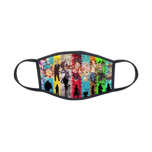 Masque En Tissu Lavable Pour Enfant 8-12 Ans Anime Manga One Piece Ref 0010