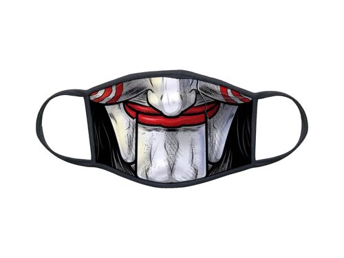 Masque En Tissu Lavable Pour Enfant 8-12 Ans Collection Geek Halloween Design Jigsaw