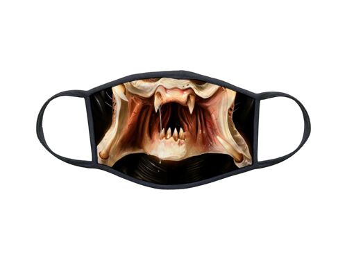 Masque En Tissu Lavable Pour Enfant 8-12 Ans Collection Geek Halloween Design Predator