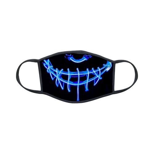 Masque En Tissu Lavable Pour Enfant 8-12 Ans Collection Geek Halloween Design Purge 02