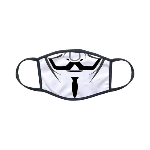 Masque En Tissu Lavable Pour Enfant 8-12 Ans Collection Anonymous Design