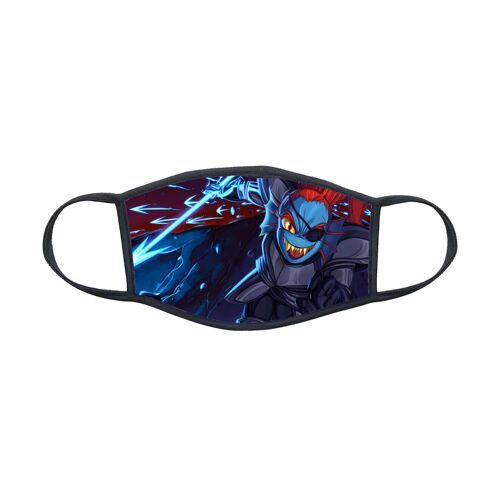 Masque En Tissu Lavable Pour Enfant 8-12 Ans Jeu Vidéo Undertale Mask Réf 1752