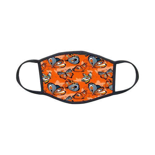 Masque En Tissu Lavable Personnalisé Papillon Réf 1350