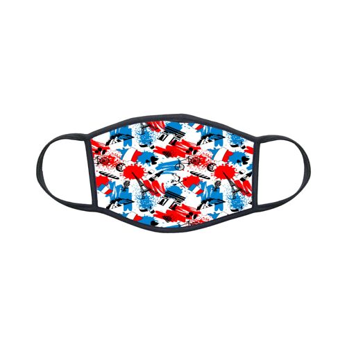 Masque En Tissu Lavable Personnalisé Glamour Paris Réf 1263