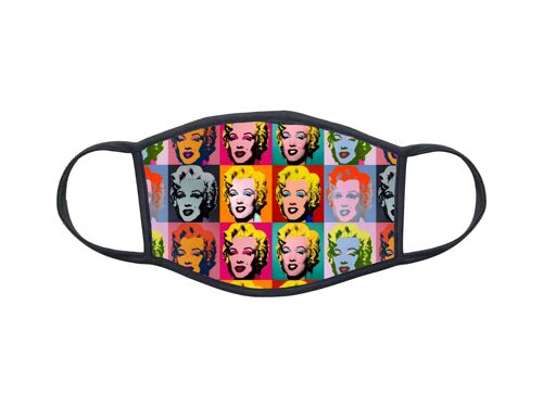 Masque En Tissu Lavable Personnalisé Pop Art Marilyn Monroe Réf 1138