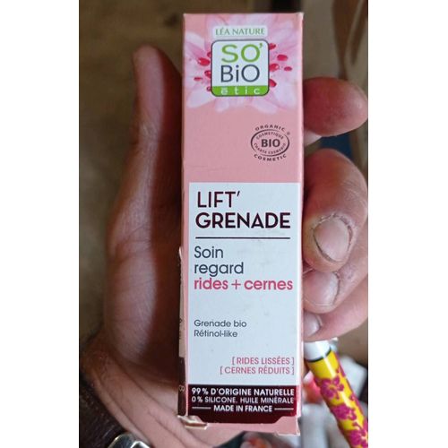 So Bio Etic - Soin Regard Rides + Cernes, Lift'grenade Yeux 15 Ml 