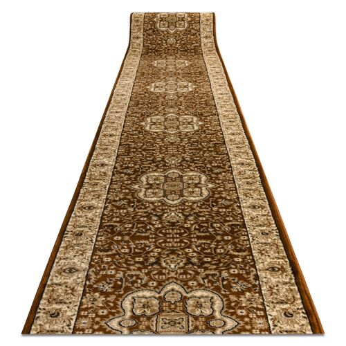 150x100 Cm Tapis De Couloir Heat-Set Royal Agy 0521 Marron 150 Cm