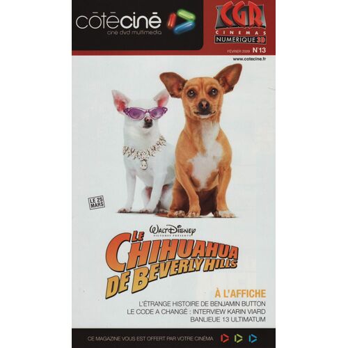 Côtéciné / 02-2009 N°13 : Karin Viard (2p) - Sophie Marceau / Lol (1/2p)