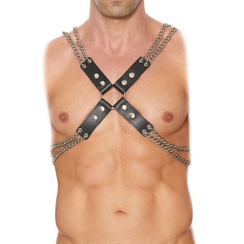 Harnais Chain And Chain Noir - Uomo
