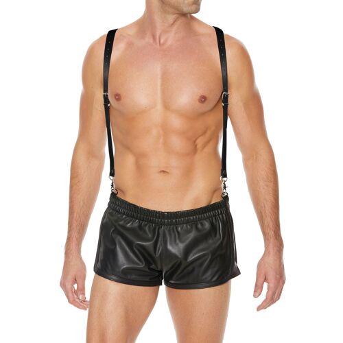 Bretelles Premium Split Noir - Uomo