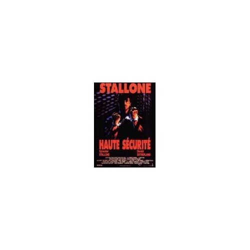 Haute Sécurité - John Flynn - Sylverster Stallone - Affiche De Cinéma Pliée 120x160 Cm