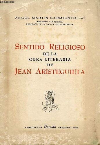 Sentido Religioso De La Obra Literaria De Jean Aristeguieta