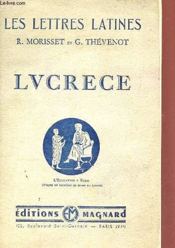 Lucrece - Chapitre Viii / Collection Les Lettres Latines.