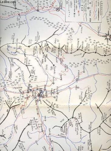 Carte Dee La Vallee De Luz Et Ses Environs - Echeele 1/50.000e.