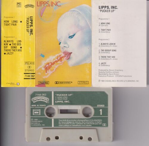 Lipps, Inc Rare K7 Cassette Audio Tape