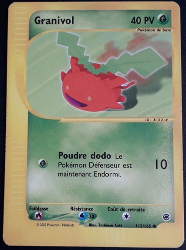 Carte Pokémon Granivol 112/165 - Expédition Wizards (Fr)