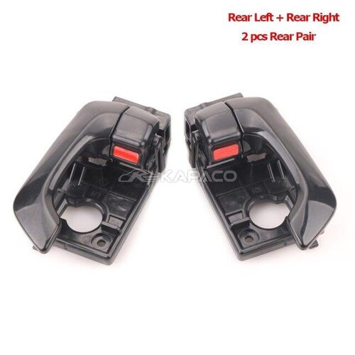 Black Rl-Rr 2pc Poignée Intérieure De Porte De Voiture, 4 Pièces, 1 / 2 / 4 Côtés De Porte, Pour Kia Optima 2006 ¿ 2010