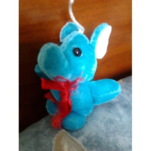 Peluche Elephant Bleu