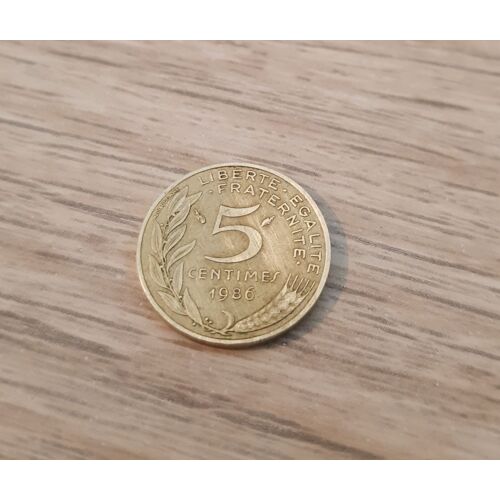 5 Centimes Franc 1986