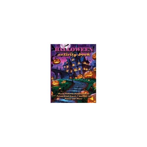 Halloween Activity Book For Kids