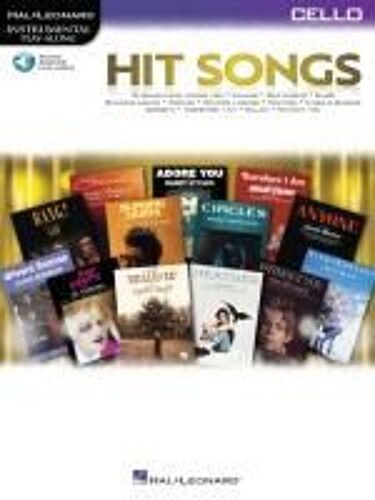 Hit Songs: Cello Play-Along With Demo & Backing Tracks