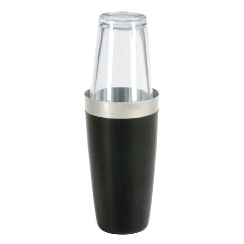 Shaker - Boston - Complet - Acier Inoxydable - Protection Contre Le Froid - Noir