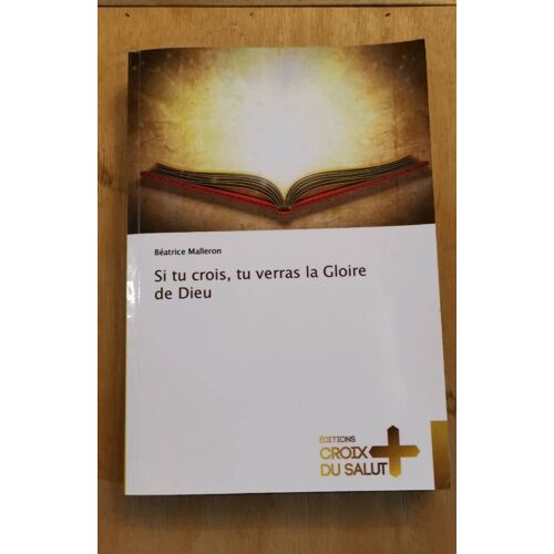 Si Tu Crois, Tu Verras La Gloire De Dieu