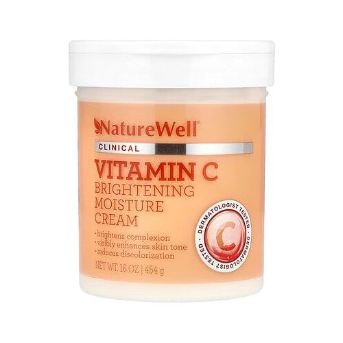 Naturewell, Crème Hydratante Et Éclaircissante À La Vitamine C, 454 G 