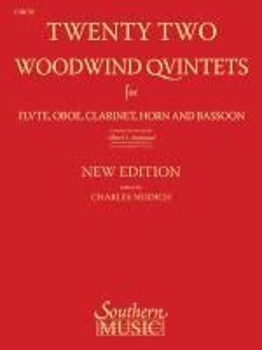 22 Woodwind Quintets - New Edition