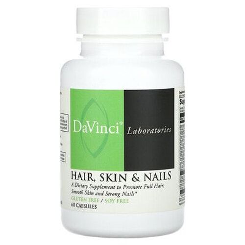 Davinci Laboratories Of Vermont, Cheveux, Peau Et Ongles, 60 Capsules 