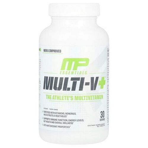 Musclepharm, Essentials, Multi-V+, 90 Comprimés