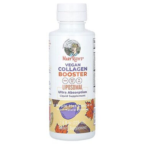 Maryruth's, Booster De Collagène Liposomal Vegan, Chocolat Chaud Au Sirop D¿Érable, 225 Ml