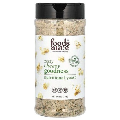 Foods Alive, Levure Nutritionnelle, Savoureux Goût De Fromage, 170 G
