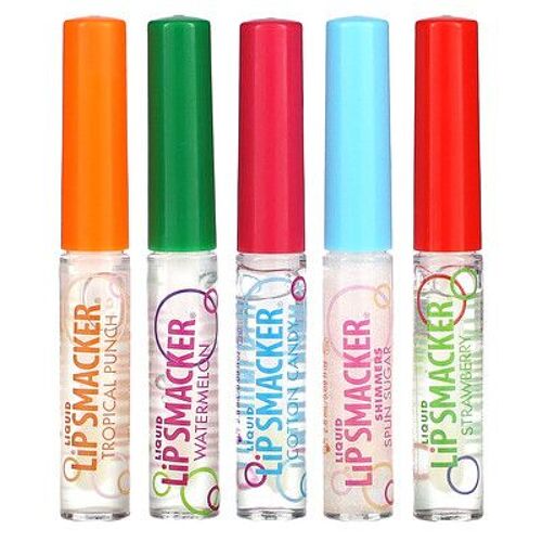 Lip Smacker, Gloss À Lèvres Liquide, Veriety Pack, 5 Paquets, 14,0 Ml 