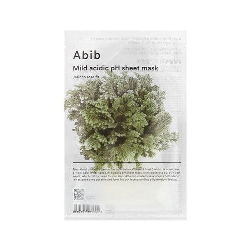 Abib, Masque De Beauté Au Ph Légèrement Acide, Coupe À La Rose Jerico, 1 Masque En Tissu, 30 Ml