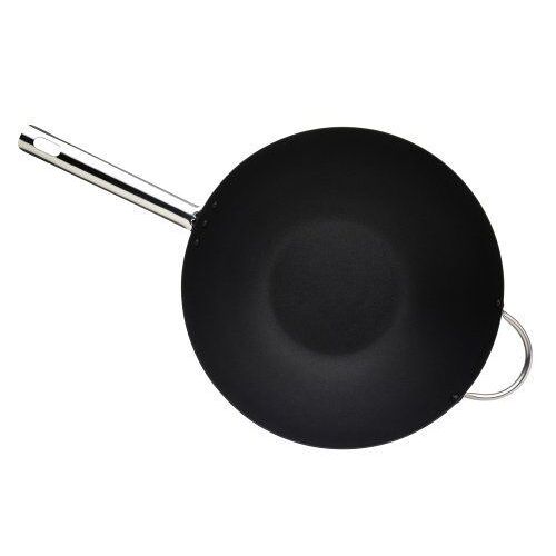 Master Class Wok Anti-Adh?Sif Tr?S R?Sistant, Qualit? Professionnelle 35 Cm Import Grande Bretagne