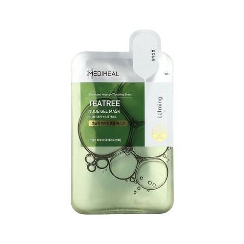 Mediheal, Tea Tree, Masque De Beauté Nude En Gel, 1 Feuille, 30 G 