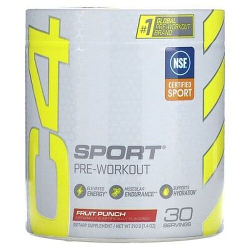 Cellucor, C4 Sport, Pré-Entraînement, Punch Aux Fruits, 210 G (7,4 Oz)