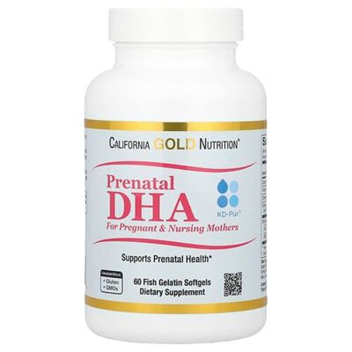 California Gold Nutrition, Dha Prénatal Pour Femmes Enceintes Et Allaitantes, 900 Mg, 60 Capsules À Enveloppe Molle À Base De Gélatine De Poisson (450 Mg Pièce)